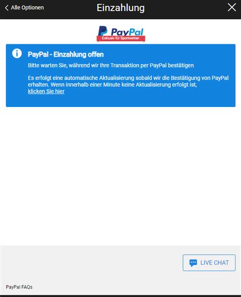  casino per paypal einzahlen